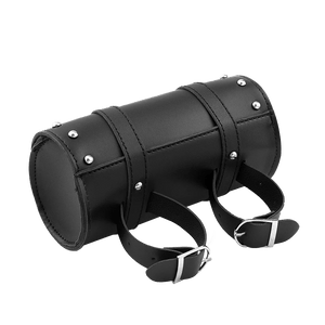 Runde E-Chopper Satteltasche – montiert am Rockbike Chopper