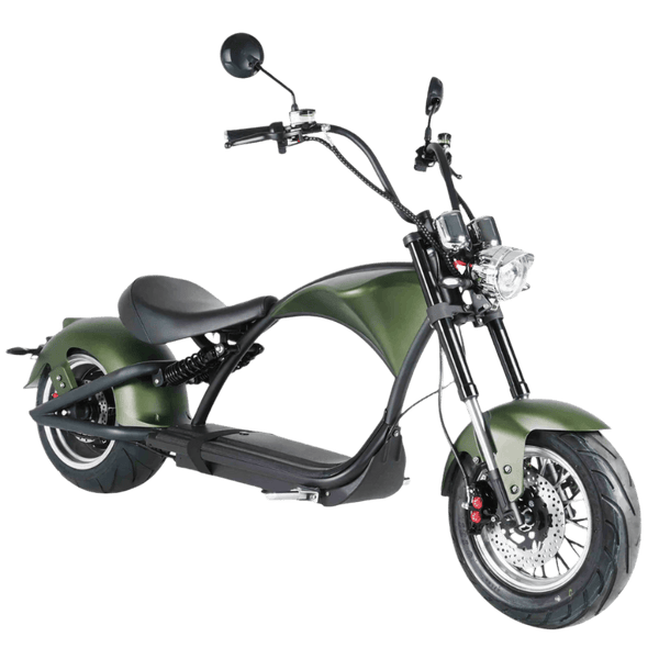 E-Chopper 45 km/h XOne gruen mit 30ah akku