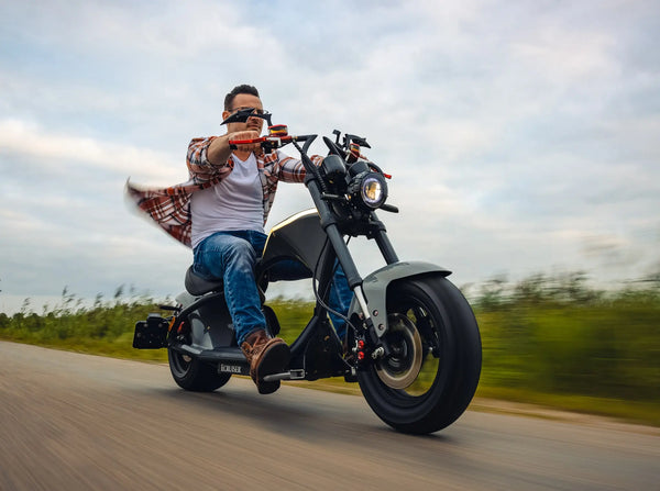 e-chopper x-one testfahrt shooting