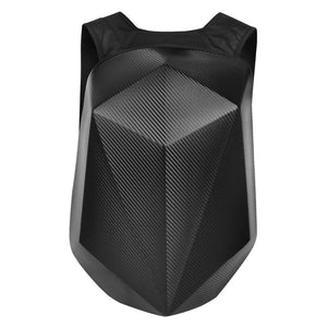 Motorrad Rucksack wasserdicht Carbon – E-Chopper Tasche Frontansicht