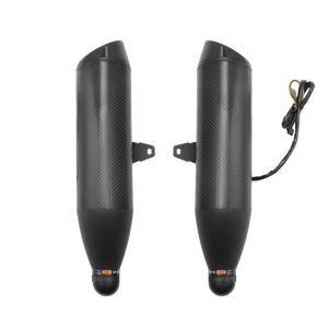 E-Chopper Bluetooth Lautsprecher im Auspuff-Design – Frontalansicht