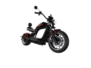 E-Chopper HL 6.0 Phantom in Crimson Royale (rot) – Seitenansicht, 45 km/h mit Straßenzulassung
