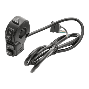 E-Chopper Kombischalter – Frontalansicht mit Tasten für Licht, Hupe & Blinker