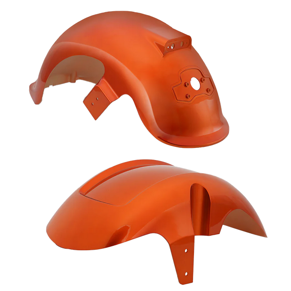 E-Chopper Kotflügel-Set in Orange – sportlich & auffällig