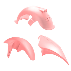 E-Chopper Kotflügel & Tank Set in Pink – stylischer Hingucker