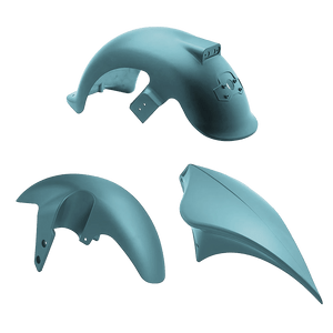 E-Chopper Kotflügel & Tank Set in Türkis – frischer & trendiger Look