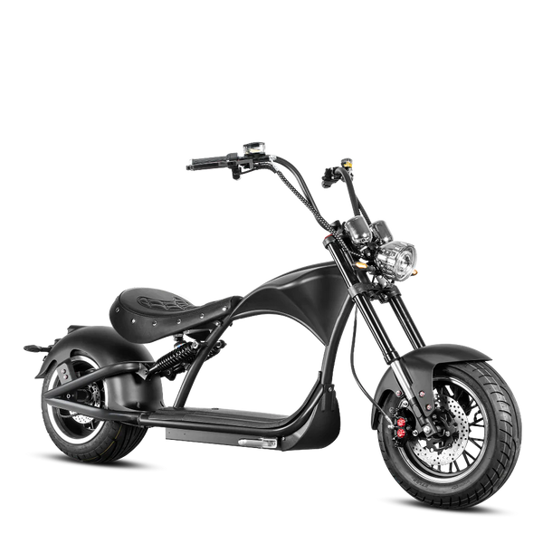 Lenker montiert am E-Chopper – stabil & komfortabel für Rockbike Modelle