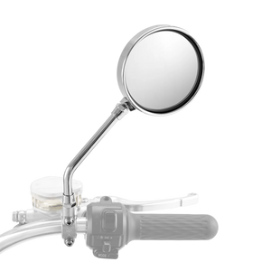 E-Chopper Rückspiegel rund in Chrom – edler Retro-Look für dein Rockbike