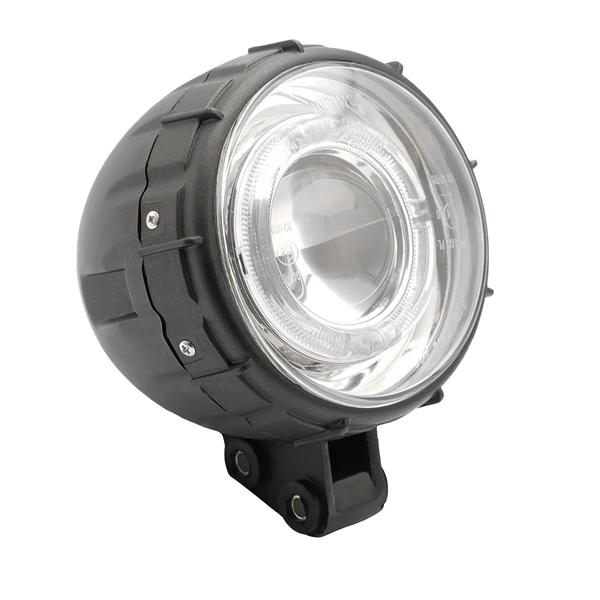 E-Chopper Scheinwerfer in Schwarz – stylischer LED-Scheinwerfer im Chopper-Design