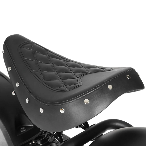 E-Chopper Sitz im Chopper-Stil – klassisch schwarzer Harley-Look für Rockbike Modelle