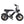 Elektro-Fatbike V8 Mini Grau – E-Bike mit breiten Reifen, Akku & Sattelbank Seitenansicht
