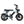 E-Fatbike V8 Mini in Hellblau – Seitenansicht mit Akku und breiten Reifen