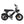 E-Fatbike V8 Mini in Schwarz – sportliches E-Bike mit Akku und breiten Reifen