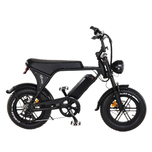 E-Fatbike V8 Mini in Schwarz – sportliches E-Bike mit Akku und breiten Reifen